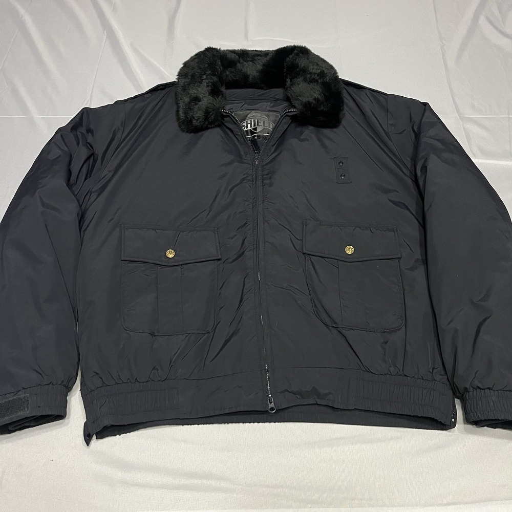 Tact Squad Frontline F1003 Tact Gen Dark Navy XL Premium Jacket Police W/ Liner